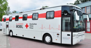 Am kommenden Donnerstag macht das DRK-Blutspendenmobil Halt vor dem Solinger Klinikum. (Foto: © Deutsches Rotes Kreuz)