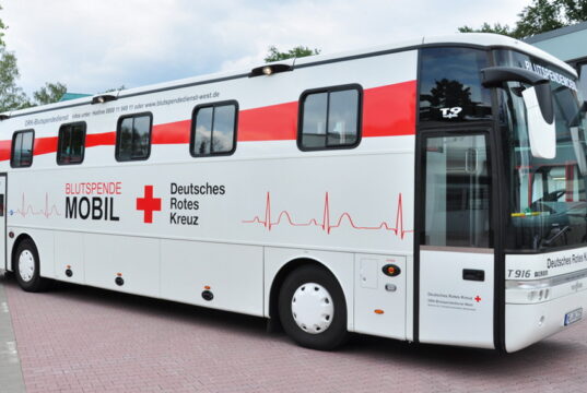 Am kommenden Donnerstag macht das DRK-Blutspendenmobil Halt vor dem Solinger Klinikum. (Foto: © Deutsches Rotes Kreuz)