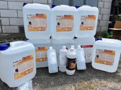 Ein Teil der von der Polizei sichergestellten Chemikalien. (Foto: © Polizei Wuppertal)