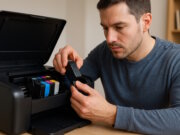 So finden Sie passende Druckerpatronen online – mit Tipps zu Qualität, Preis, Nachhaltigkeit und seriösen Shops. (Bild: Open AI)