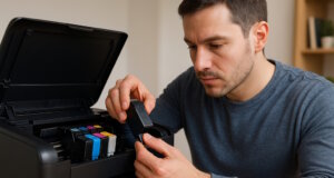 So finden Sie passende Druckerpatronen online – mit Tipps zu Qualität, Preis, Nachhaltigkeit und seriösen Shops. (Bild: Open AI)