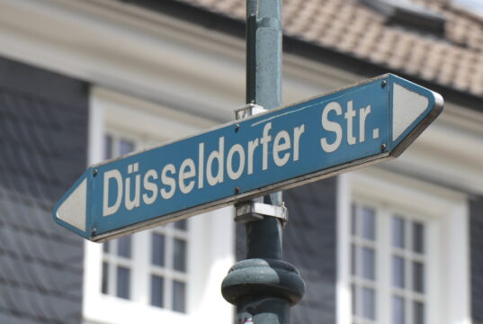 Die Düsseldorfer Straße in Solingen- Ohligs. (Archivfoto: © Bastian Glumm)