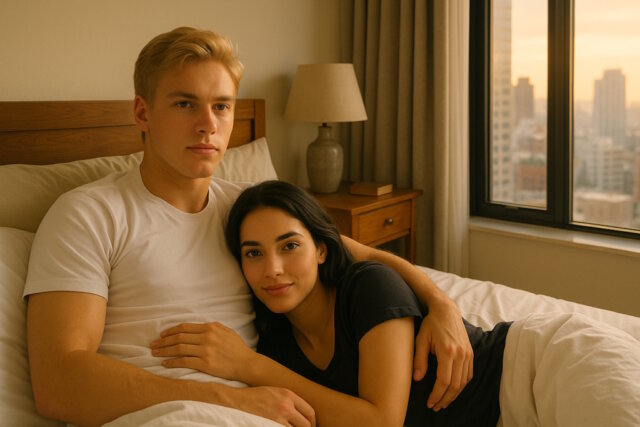 engelsklinge-buch-2-kapitel-17.2 Lucia und Leo genießen den letzten Morgen in Ruhe und Frieden.