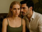 Angie und Adrian in San Francisco. "Engelsklinge" wurde von der ukrainischen Autorin Svitlana Glumm verfasst. (Bild: Open AI)