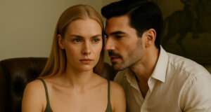 Angie und Adrian in San Francisco. "Engelsklinge" wurde von der ukrainischen Autorin Svitlana Glumm verfasst. (Bild: Open AI)