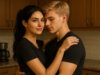 Lucia und Leo starten gut gelaunt in den Tag. "Engelsklinge" wurde von der ukrainischen Autorin Svitlana Glumm verfasst. (Bild: Open AI)