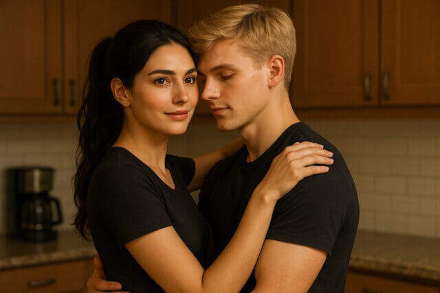 Lucia und Leo starten gut gelaunt in den Tag. 