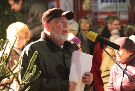 Lothar Jockisch, 50 Jahre lang Vorsitzender des Solinger Erzgebirgsvereins und Mit-Initiator der Städtepartnerschaft Solingen-Aue, ist im Alter von 82 Jahren verstorben. (Archivfoto: © Bastian Glumm)