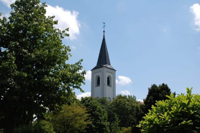 Die Evangelische Kirche in Widdert an der Lacher Straße. (Foto: © Kristina Ziegenbalg)