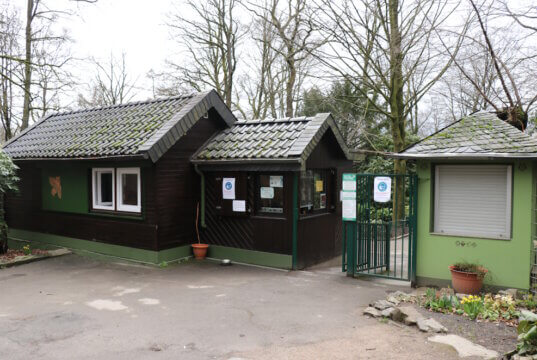 Der Haupteingang des Tierparks Fauna in Gräfrath. (Archivfoto: © Bastian Glumm)
