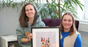 Leonie Poos und Annika Dewenter sind die Initiatorinnen des femhub Frauennetzwerkes für Gründerinnen. (Foto © Sandra Grünwald)