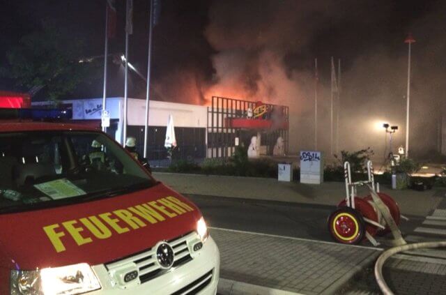 In einem asiatischen Restaurant an der Landstraße in Haan ist in der vergangenen Nacht ein Brand ausgebrochen. (Foto: © Feuerwehr Haan)