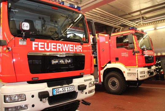 Unbekannte brachen in der Nacht in das Gerätehaus der Löscheinheit 5 an der Bismarckstraße ein und klauten ein Löschfahrzeug. (Symbolfoto: © B. Glumm)