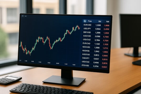 Wird synthetischer Forex den Handel mit Währungen dominieren, oder bleibt Spot-FX die bevorzugte Methode? (Bild: Open AI)