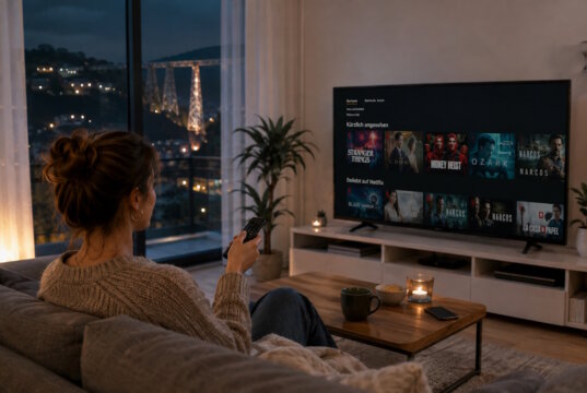 Immer mehr Menschen verbringen ihre Abende nicht mehr im Verein oder in der Kneipe, sondern zu Hause vor Bildschirmen – beim Streaming, in Online-Communities oder mit digitalen Unterhaltungsangeboten. (Bild: OpenAI)