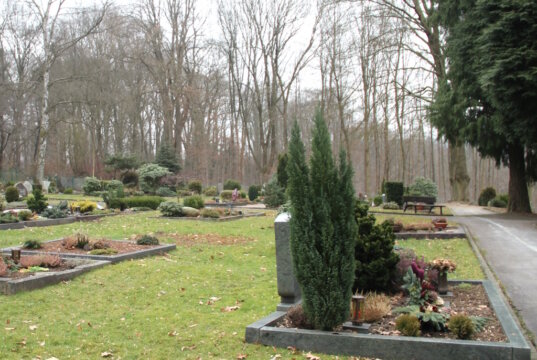 Friedhof in Solingen. (Symbolfoto: © Bastian Glumm)