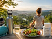 Ein vitales Leben beginnt mit den kleinen Entscheidungen des Tages. Ausreichend Schlaf, regelmäßige Bewegung an der frischen Luft und eine ausgewogene Ernährung. (Bild: OpenAI)