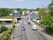 Die Wuppertaler Straße in Gräfrath. (Foto: © Bastian Glumm)