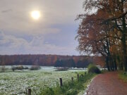 Unsere Gastautorin Miriam Köppchen drehte jetzt eine Runde um den Gravenberg. Es war auch ein Spaziergang vom Herbst in den Winter. (Foto: © Miriam Köppchen)