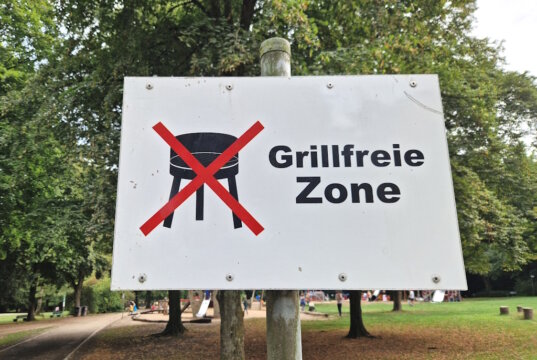 Die Stadt Solingen bringt ein generelles Grillverbot auf der Freizeitanlage Engelsberger Hof auf den Weg. (Foto: © Bastian Glumm)
