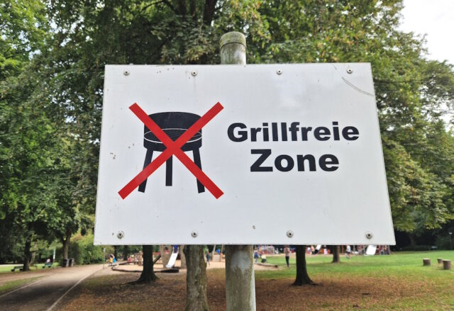Die Stadt Solingen bringt ein generelles Grillverbot auf der Freizeitanlage Engelsberger Hof auf den Weg. (Foto: © Bastian Glumm)