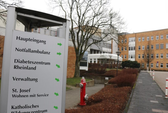 Auf dem Gelände des St. Josef Krankenhauses Haan soll demnächst eine Praxisklinik eröffnen. (Foto: © Bastian Glumm)