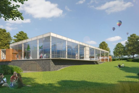 So wird das neue Hallenbad Vogelsang von außen aussehen. Baubeginn soll Anfang 2018 sein. Die Bauzeit wird mit rund 13 Monaten veranschlagt. (Bild: © Stadt Solingen)