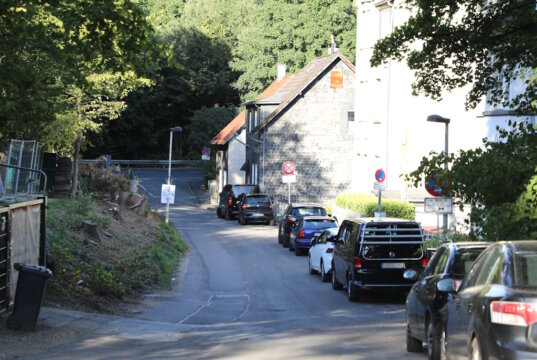 Am kommenden Donnerstag beginnen Straßenbauarbeiten an der Herberger Straße ab der Einmündung Frankenstraße. (Foto: © Bastian Glumm)