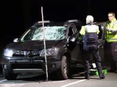 In der Nacht auf Sonntag verunglückte ein 23 Jahre alter Mann auf der Neuenkamper Straße in Höhscheid tödlich. (Foto: © Tim Oelbermann)