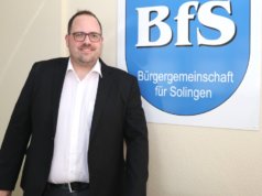 Jan Michael Lange will Oberbürgermeister werden und tritt bei den Wahlen im kommenden Jahr für die Bürgergemeinschaft für Solingen (BfS) an. (Foto: © Bastian Glumm)