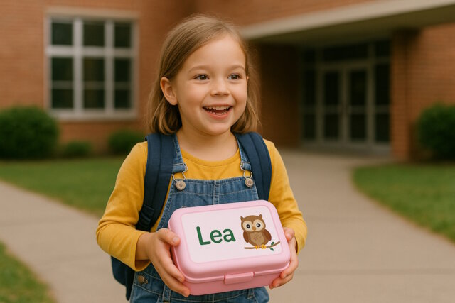 kind-personalisierte-brotdose Der Schulstart ist für Kinder ein großer Schritt – eine personalisierte Brotdose kann dabei Stress reduzieren, gesunde Ernährung fördern und den Alltag erleichtern. (Bild: Open AI)
