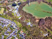 Schrägluftbild des Klärwerks in Solingen-Ohligs. (Foto: © BRW)