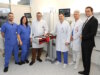 Sind stolz auf die Zertifizierung der Stroke Unit im Klinikum Solingen: v.li. Marc Formella, Rafaela Katrin Spies (beide Stroke Unit), Hendrik Scharpenack (Oberarzt Neurologie), Prof. Dr. Marcel Dihné (Chefarzt Neurologie), Dr, Hannes Nordmeyer (Chefarzt Neuroradiologie) und Carsten Becker (Aufsichtsratvorsitzender Klinikum). (Foto: © Bastian Glumm)