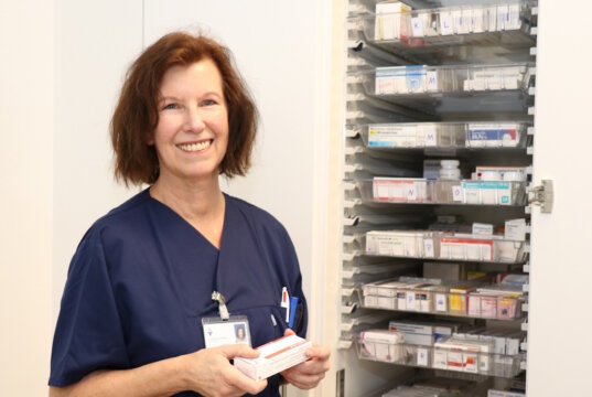 Sabine Topalidis wechselte im vergangenen Dezember mit der Neurologie von der Lukas Klinik ins Klinikum. (Foto: © Bastian Glumm)