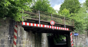 Die Korkenziehertrasse ist am 11. und 12. Juni zwischen Schlachthofstraße und Kasinostraße wegen Brückenarbeiten voll gesperrt. (Foto: © Stadt Solingen)