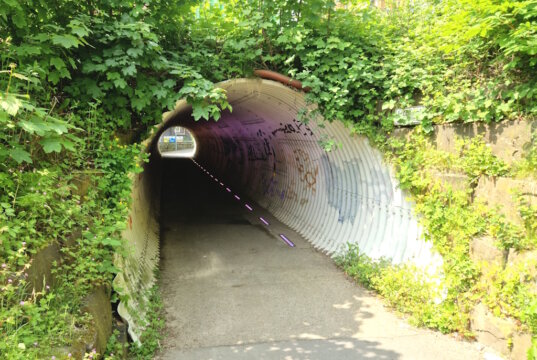 Der Rabbasol-Tunnel auf der Korkenziehertrasse. (Foto: © Bastian Glumm)
