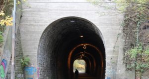 Der Schlagbaum-Tunnel der Korkenziehertrasse. (Archivfoto: © Bastian Glumm)