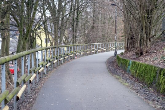 Die Korkenziehertrasse in Solingen. (Foto: © Bastian Glumm)