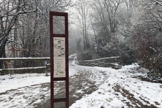 Der Allgemeine Deutsche Fahrrad-Club e. V. Solingen/Wuppertal (ADFC) fordert, dass auch die Korkenziehertrasse in den Winterdienst mit einbezogen wird. (Foto: © ADFC Solingen/Wuppertal)