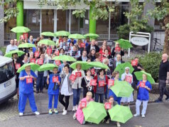 Am Mittwoch beteiligten sich auch Mitarbeiter der Kplus Gruppe an einer Protestaktion der Krankenhäuser in Nordrhein-Westfalen. (Foto: © Kplus Gruppe)