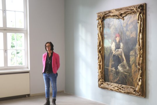 Nur noch bis zum 23. Juni 2019 zeigt das Kunstmuseum Solingen die Ausstellung „Geierwally und der Berg in der zeitgenössischen Kunst“. (Foto: © Bastian Glumm)