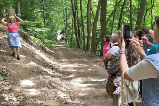 Der Lieferfrauenweg ist bei Wanderern offenbar sehr beliebt. (Foto: © Wolfgang Bauer)
