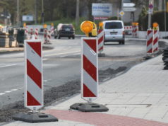 Vor dem Abschluss befinden sich die Bauarbeiten auf der Löhdorfer Straße. (Foto: © Bastian Glumm)