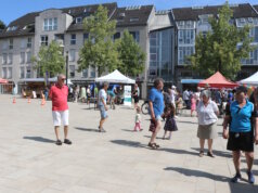 Der Ohligser Marktplatz wurde grundlegend umgestaltet. (Foto: © Bastian Glumm)