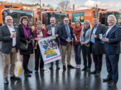 Mit einer Plakat-Aktion wollen die Städte Wuppertal, Solingen und Remscheid weiter gegen die Müllflut durch Einweg-Kaffeebecher kämpfen. (Foto: © Stadt Wuppertal)
