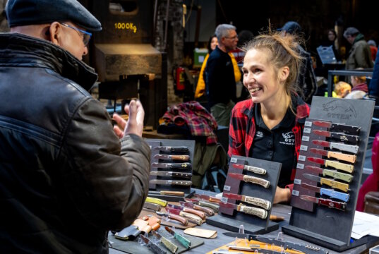Der MesserGabelScherenMarkt feiert in diesem Jahr sein 25-jähriges Bestehen und findet am 8. und 9. November im Solinger Industriemuseum statt. (Foto: © Stefan Arendt)