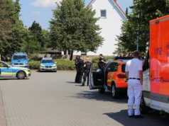 Die Polizei in Solingen wurde am Donnerstag über schussähnliche Geräusche im Bereich eines Wohnhauses an der Niedersachsenstraße informiert. (Foto: © Das SolingenMagazin)