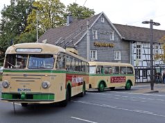 Seit 25 Jahren fährt der Obus auch in Aufderhöhe. Daran erinnerte am Sonntag das Solinger Obus-Museum. (Foto: © Das SolingenMagazin)