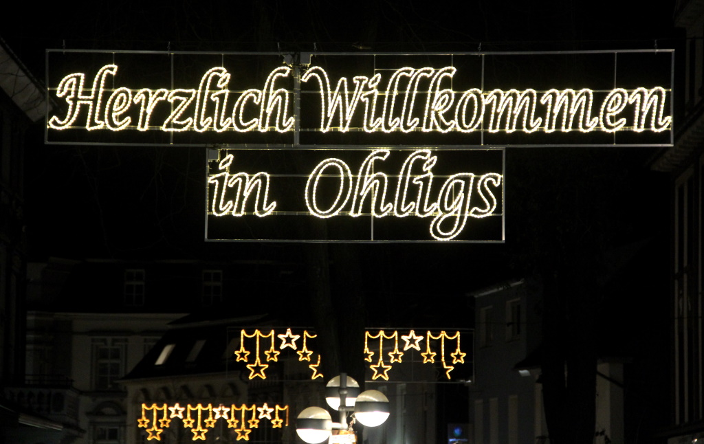 Die Ohligser City wird demnächst wieder weihnachtlich illuminiert werden. (Archivfoto: © Bastian Glumm)