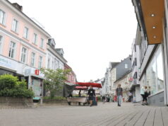 Die Düsseldorfer Straße im Herzen von Solingen-Ohligs wird umgestaltet und verschönert. (Foto: © Bastian Glumm)